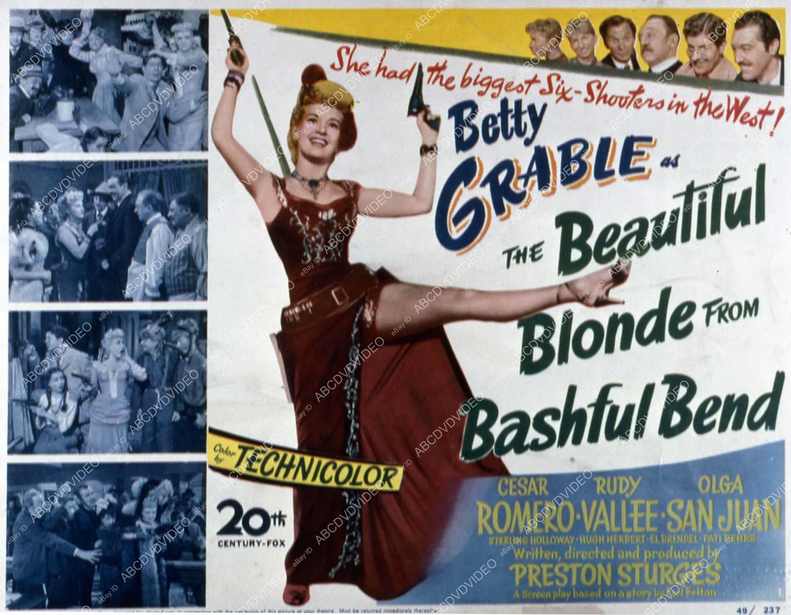 35m-4579 Betty Grable film The Beautiful Blonde from Bashful Bend 35m - The Beautiful Blonde From Bashful Bend 1949